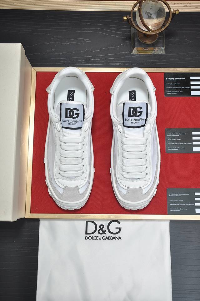 D&G 高端品质 商品商标 Dg 杜嘉班x 低帮运动鞋 商品材料 鞋面进口丝绸牛皮搭配透气布 羊皮内里 原版大底 正码码数 38-45 45定做