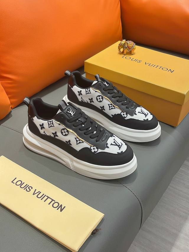 商品名称 Louis Vuitton 路易 威登 正规码数 38-44 休闲鞋 商品材料 精选 头层牛皮鞋面 柔软羊皮内里 原厂大底