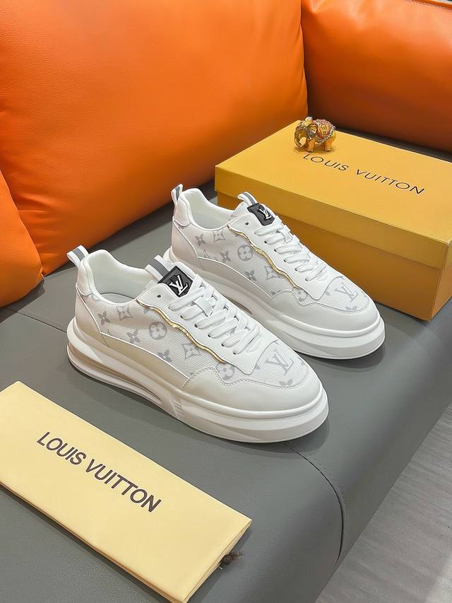 商品名称 Louis Vuitton 路易 威登 正规码数 38-44 休闲鞋 商品材料 精选 头层牛皮鞋面 柔软羊皮内里 原厂大底