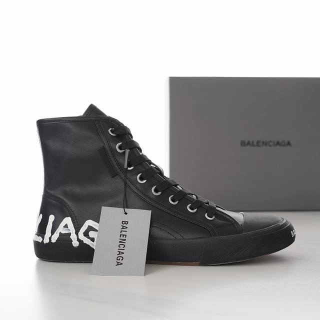 商标 Balenciaga 码数 男39 44 38 45不退换 等级 新款巴黎balen Aga Paris系列帆布鞋 复古做旧设计风格 鞋感柔软 舒适度重点