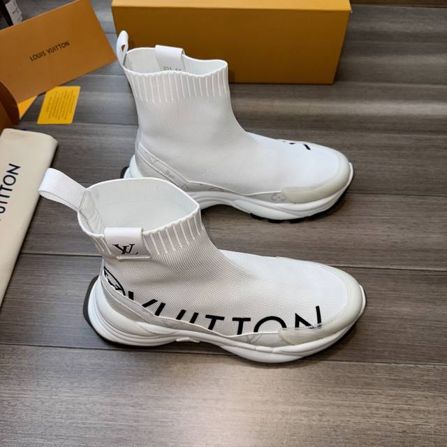 Louis Vuitton 路易威登 -高端品质 原单 -鞋面 品牌飞织布匹 3D打印品牌logo 纳帕小牛皮空压品牌logo -内里 垫脚 顶级牛皮 -大底