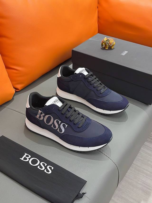 Boss 波士 正规码数: 38-44 休闲鞋 商品材料 精选 进口牛皮鞋面 舒适羊皮内里 原厂大底