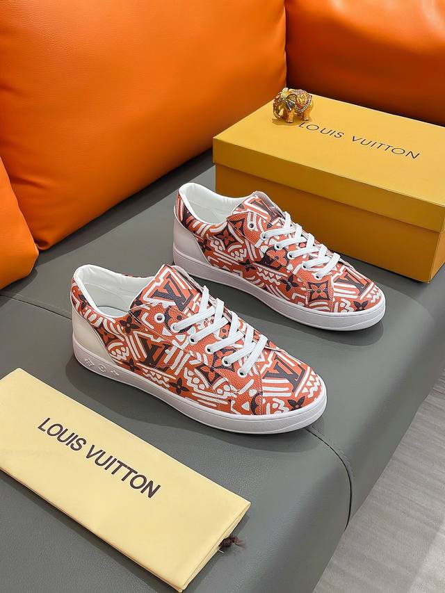 Louis Vuitton 路易 威登 正规码数: 38-44 休闲鞋 商品材料 精选 进口牛皮鞋面 柔软羊皮内里 原厂大底 - 点击图像关闭