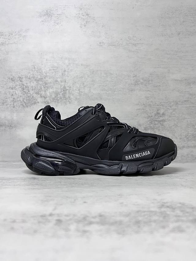 巴黎世家3 0 三代户外概念鞋老爹鞋 黑色 Balenciaga Sneaker Tess S Gomma 纯原版本 原装大盒 从里到外 一切百分百还原官方配置