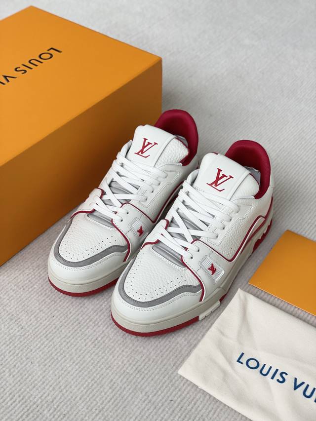 Louis Vuitton Trainer新配色 Ss 路易威登lvtrainer 运动鞋 Virgil Abloh 马卡龙系列从复古篮球鞋汲取灵感 打造备受青