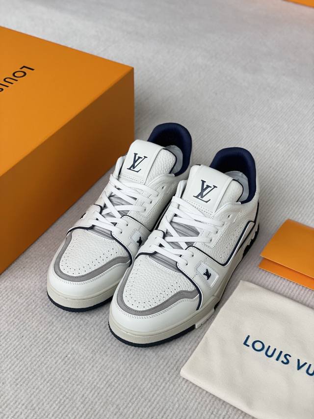 Louis Vuitton Trainer新配色 Ss 路易威登lvtrainer 运动鞋 Virgil Abloh 马卡龙系列从复古篮球鞋汲取灵感 打造备受青
