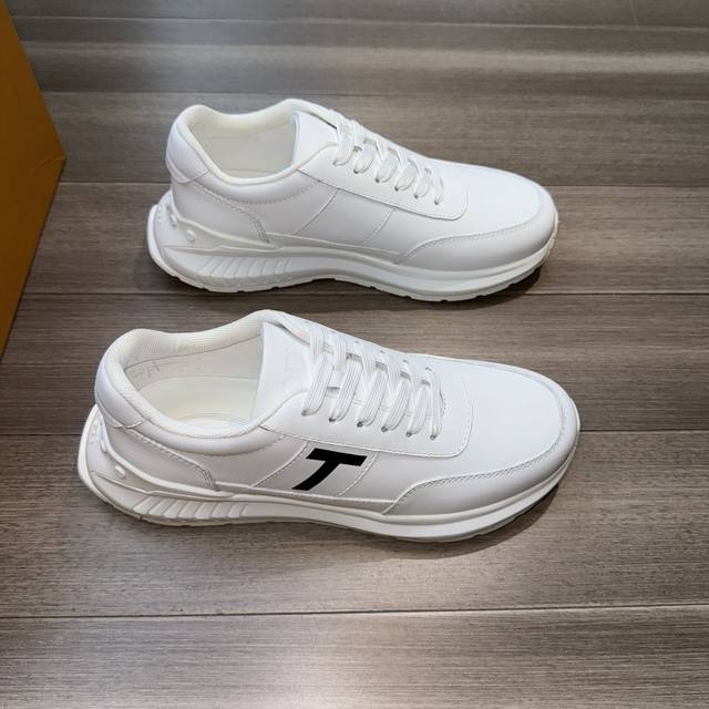 Tod'S 托德斯 -高端品质 原单 -鞋面 纳帕小牛皮 鞋身丝印品牌logo -内里 品牌帆布 垫脚;水染牛皮 -大底 超轻tpu 橡胶 组合成型大底 -超高