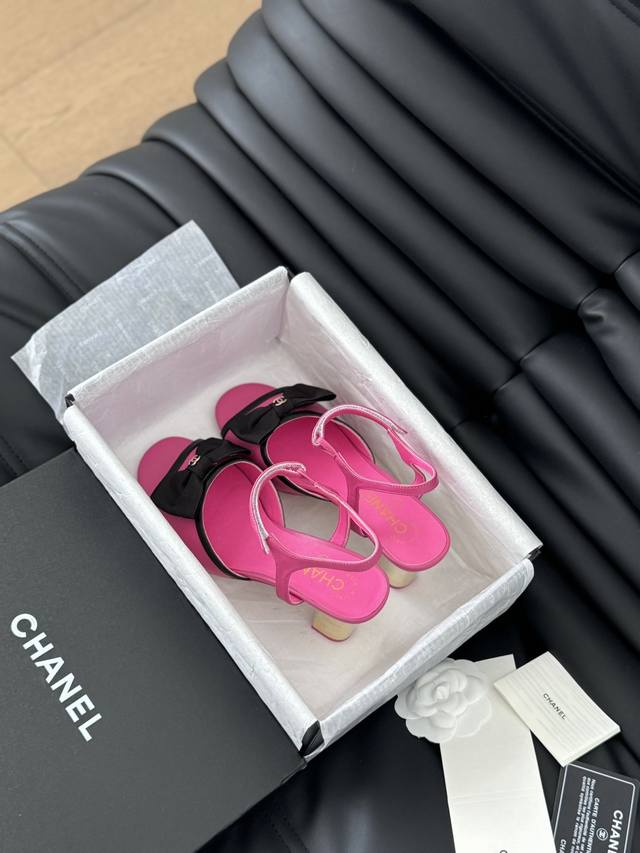 Chanel 24S春夏新款蝴蝶结系列 一如既往的高版本 经典蝴蝶结版面 鞋面羊皮 内里羊皮 真皮大底 Size:35-39 其他码数定