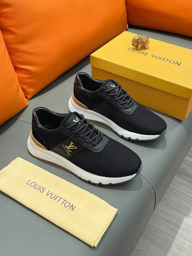 商品名称：Louis Vuitton 路易 威登 正规码数: 38-44 休闲鞋 商品材料：精选 飞织鞋面，柔软羊皮内里；原厂大底。
