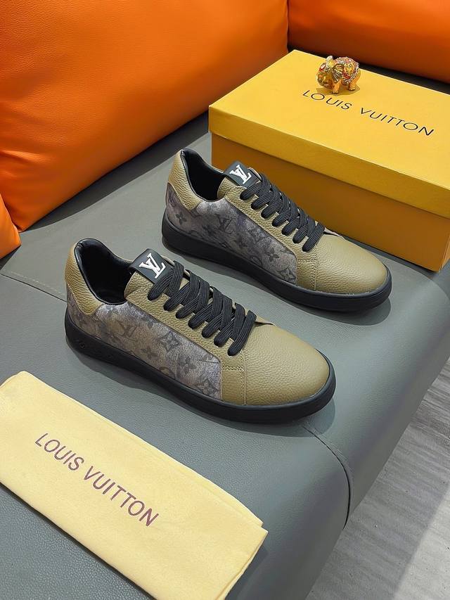 商品名称：Louis Vuitton 路易 威登 正规码数: 38-44 休闲鞋 商品材料：精选 牛皮鞋面，柔软羊皮内里；原厂大底。 - 点击图像关闭