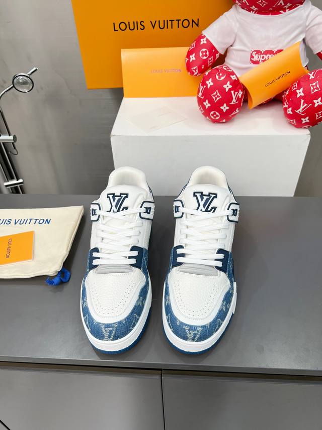 工厂实价 。2024 Louis*Vuitto* Lv Trainer 特别版 运动鞋欧洲代购1W Rmb购入 自vifgil到来之后而设计的这一系列 每一季度