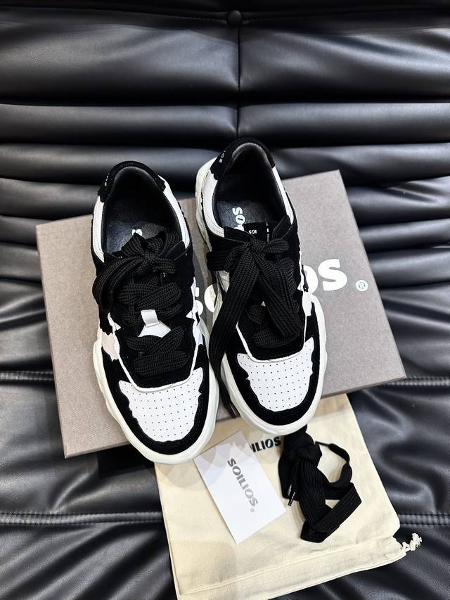 Soilios P: Size:35-44，45订做 Soilios上新 情侣款鹿晗 邓超 陈赫 吴克群各大明星上脚图 相当炸裂 半个娱乐圈都在穿 磨砂拼牛皮鞋