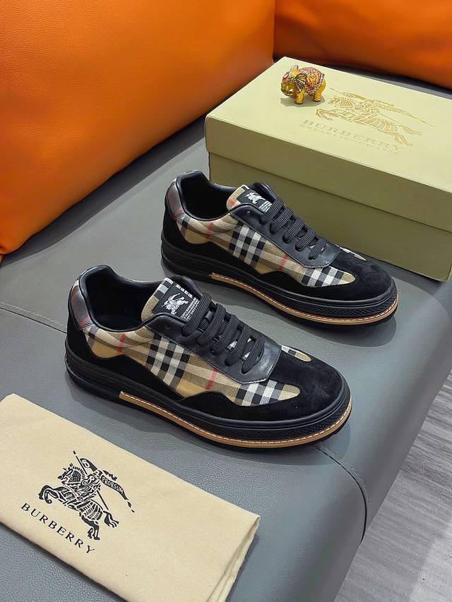 商品名称 Burberry 巴宝莉 正规码数 38-44 休闲鞋 商品材料 精选 牛皮鞋面，柔软羊皮内里；原厂大底。 - 点击图像关闭