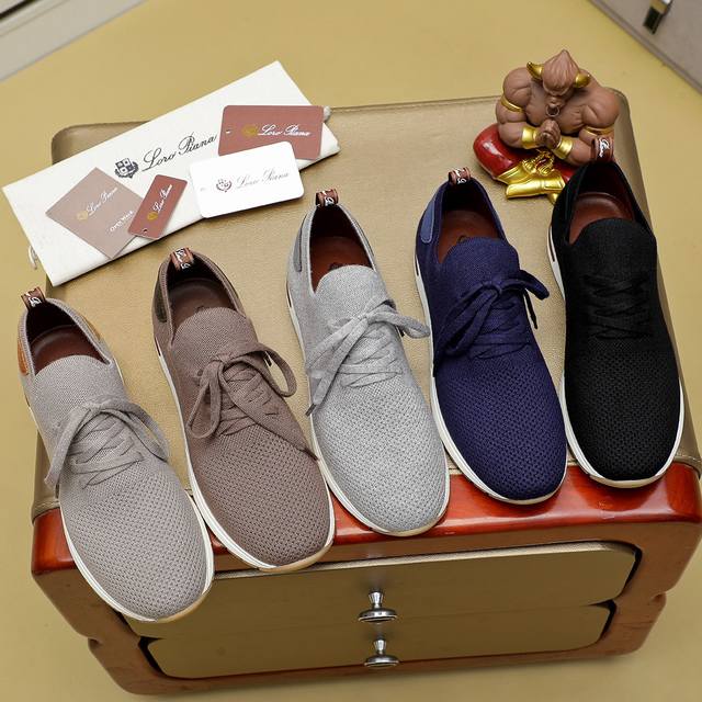 商品名称 Loro Piana L 正规码数 39-44 休闲鞋 商品材料 精选 飞织鞋面，舒适羊皮内里 ；原厂大底。 - 点击图像关闭