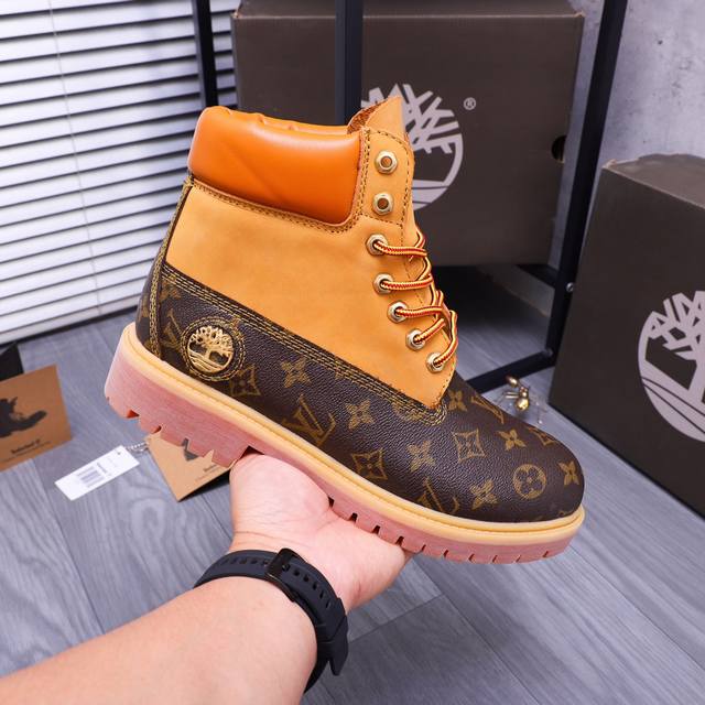 情侣款商品商标：Timberland 添柏岚 休闲鞋正码码数: 35-45商品材料：精选 头层牛皮鞋面 羊皮内里 原版大底